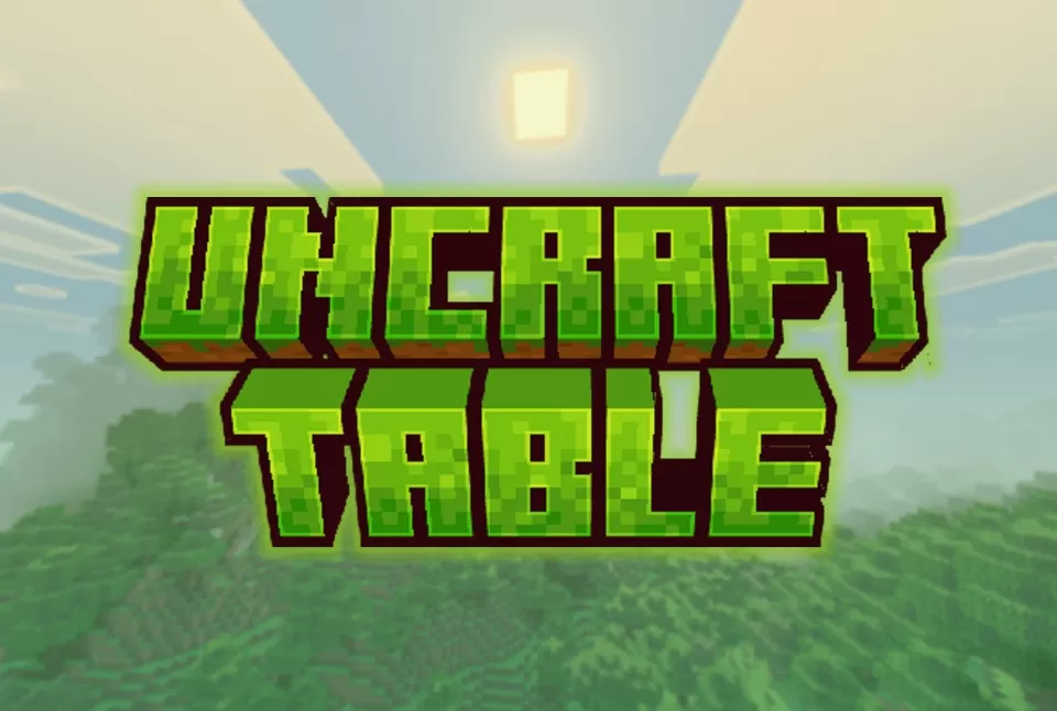 Uncraft Table Mod
