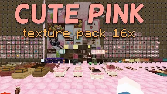 Cute Pink Texture pack