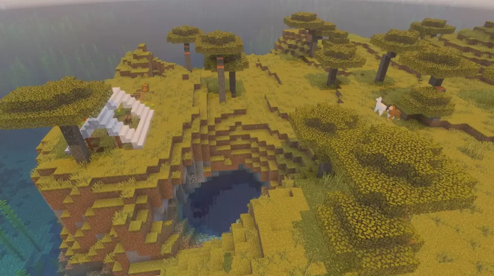 Isolated Island with Abandoned Camp Seed