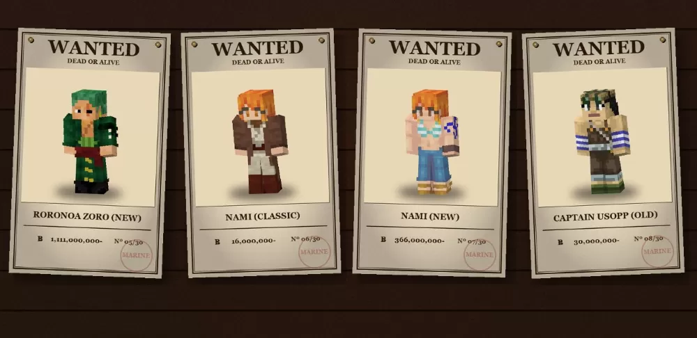 OnePiece Skin Pack
