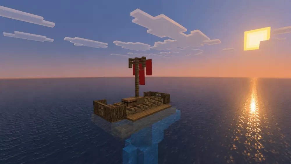 Only Raft World 100 Days Hardcore Map