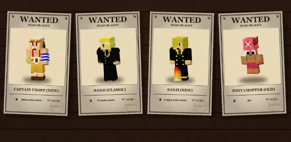 OnePiece Skin Pack