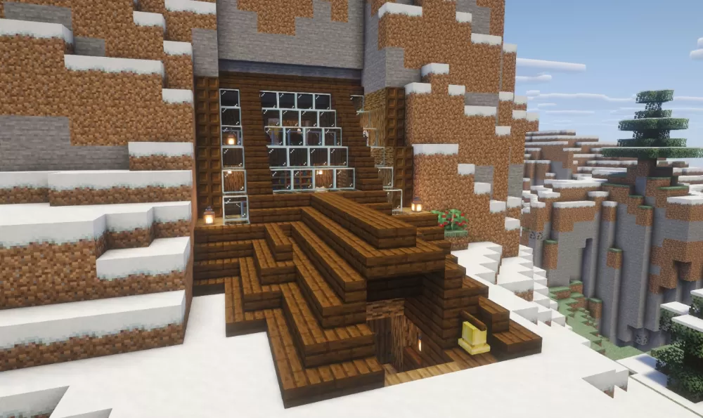Snowy Mountain House Map