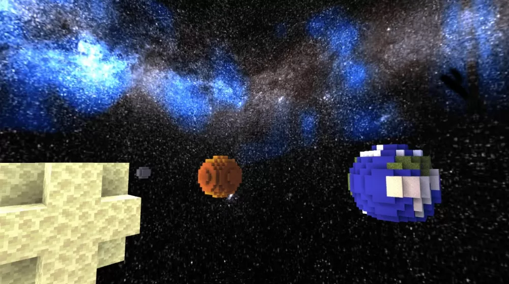 Solar System Simulation Map