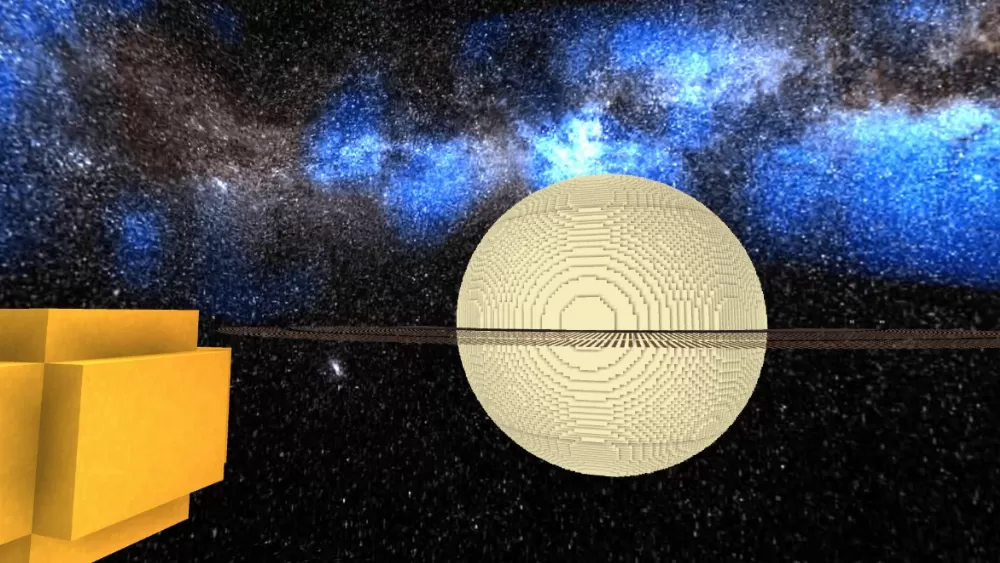 Solar System Simulation Map