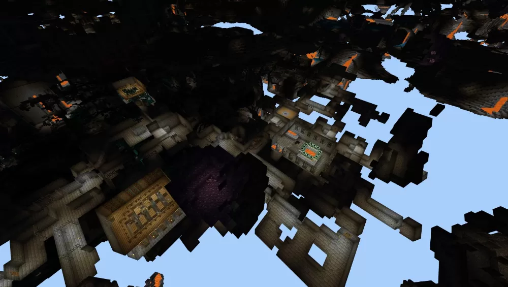Village Above a Stronghold and Ancient City Seed