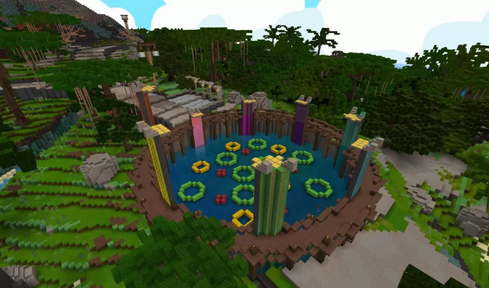 Summer Holiday Island Map