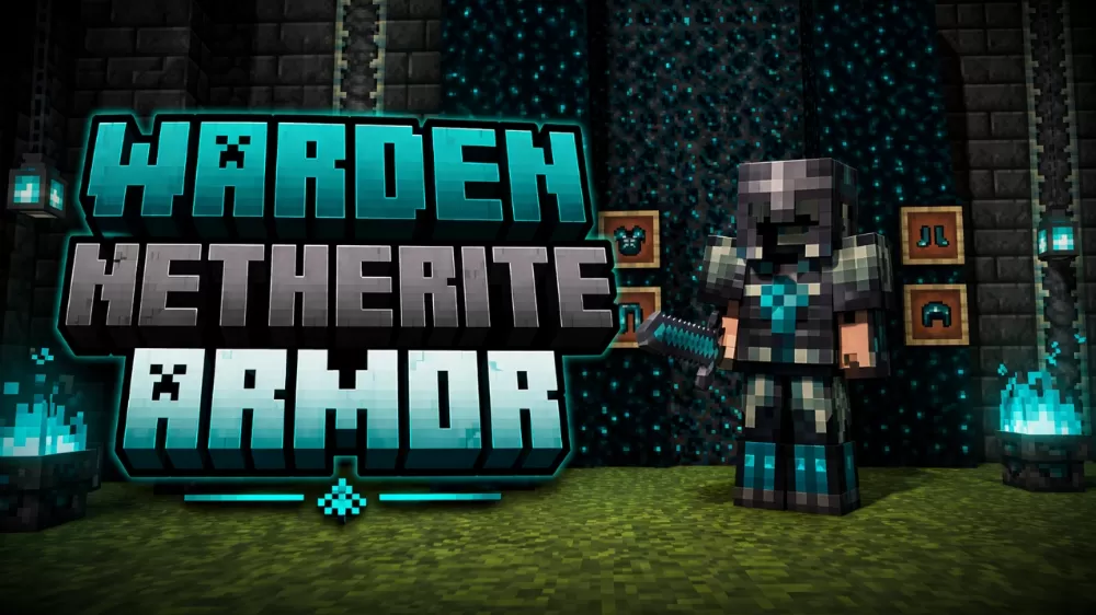 Warden Netherite Armor Textures