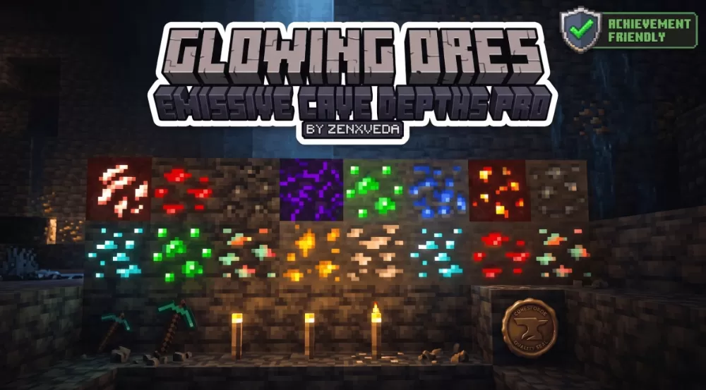 Glowing Ores Pro Textures