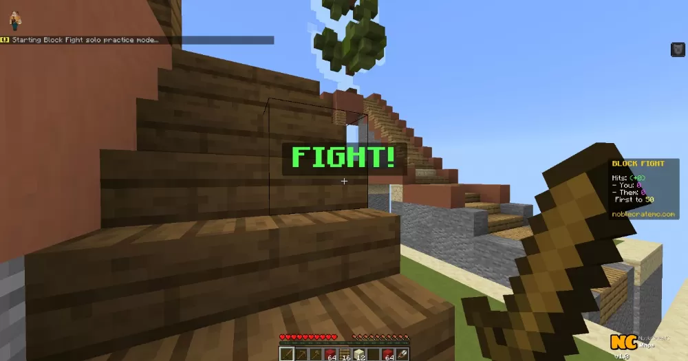 NC Block Fight Map