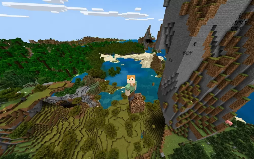 One Block Spawn Challenge Seed