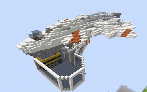 Star Wars Space Ship schematic - building