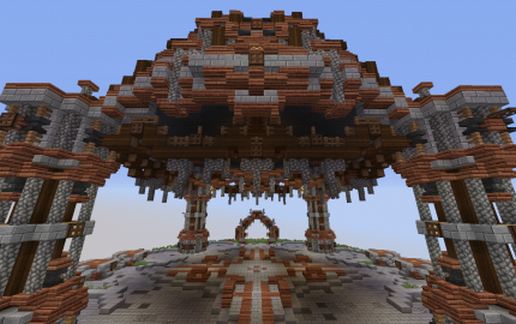 Lobby SkyBlock schematic - building