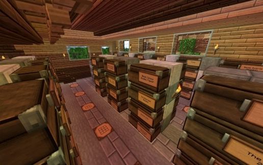 Organized Storage & Crafting Area