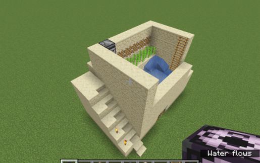SMALL SUGARCANE FARM schematic - building