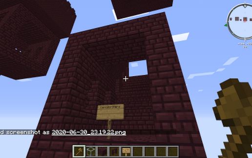 Default Nether Fortress Corridor Stairs schematic - building