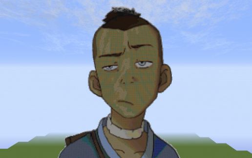 Sokka the last airbender character schematic - building