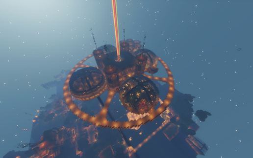 Starlense Sky base by Newt_00 yescraft server schematic - building