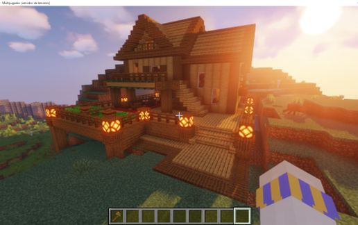 Wood Modern House schematic - building