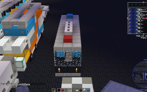 Police Prison transport bus schematic - building