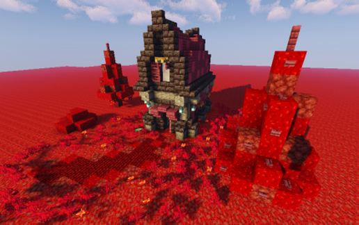 Nether Fantasy House schematic - building