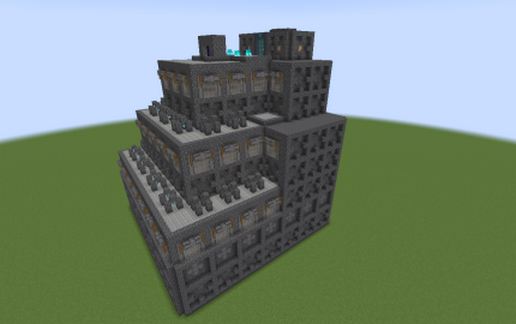 Pillager Stronghold schematic - building