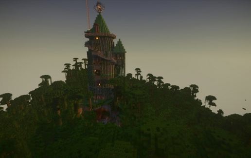 DjungleTower schematic - building