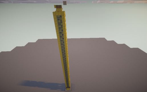 Sky elevator schematic - building