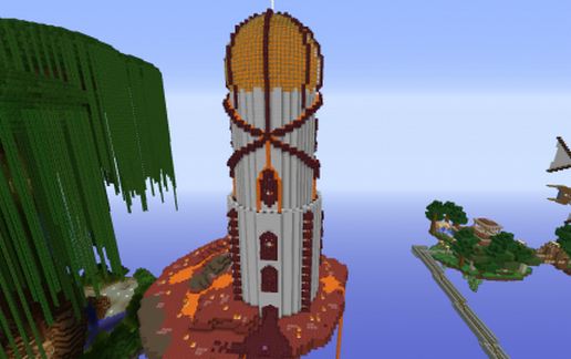 Nether Tower schematic - building