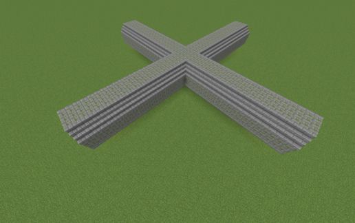 Sewer Template Intersection Shape schematic - building