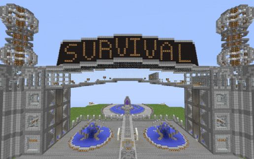 Dyncraft 1.4 Spawn schematic - building