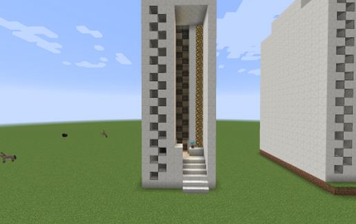 fully hidden elevator schematic - building