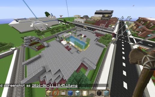 rooftop-pool schematic - building