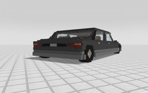 gray sedan schematic - building