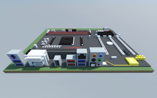 AMD AB350-GAMING 3 (Gigabyte) schematic - building
