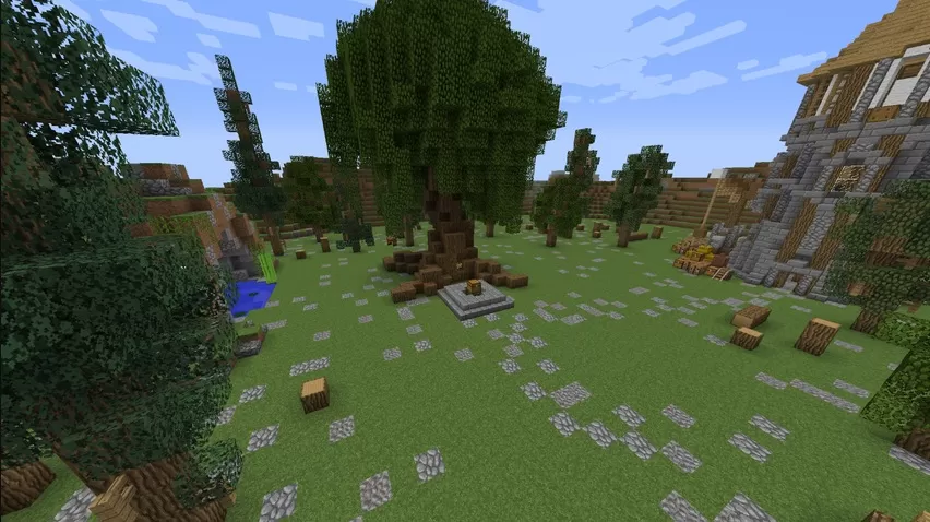 PvP Village Map schematic - building