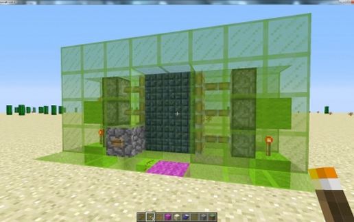 Piston Door 2x3 schematic - building