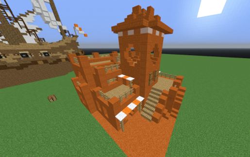 Desert Castle schematic - building