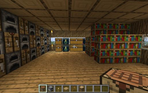 improved log house schematic - building