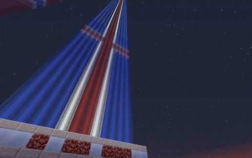 Iceland Beacon flag schematic - building