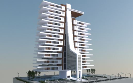 Modern Building schematic - building
