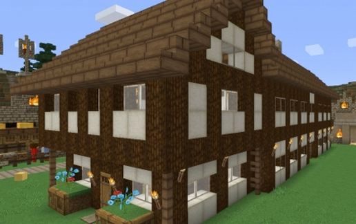 Spawnhouse Survival Home Wood & Wool schematic - building