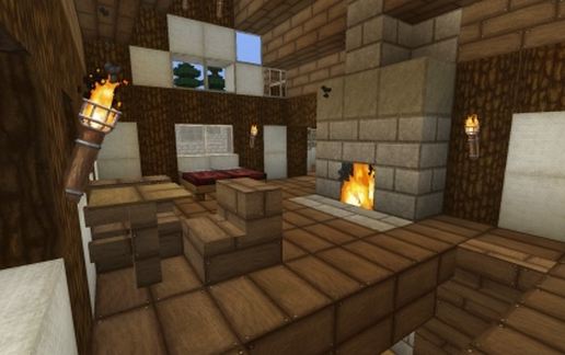 Spawnhouse Survival Home Wood & Wool