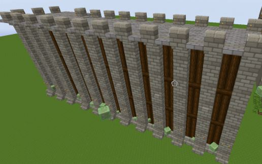 Tall Wall schematic - building