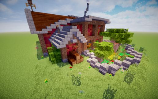 Rustic Barn schematic - building