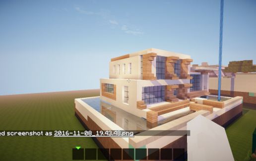 modern house schematic - building