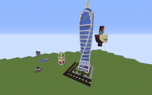 Twisty Tower schematic - building