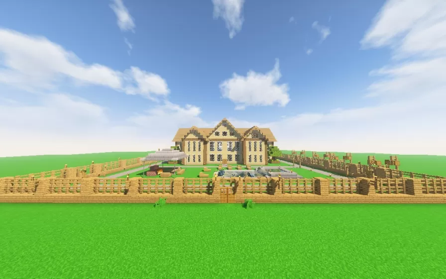 Wooden Manor schematic - building