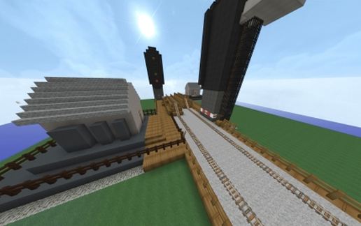 Train Section with full signalling schematic - building