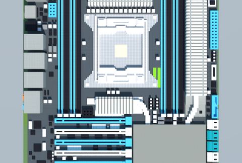 Intel P9X79-E WS (ASUS) schematic - building